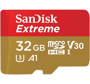 SanDisk MicroSD Extreme UHS-I microSDHC Memory Card - 32GB
